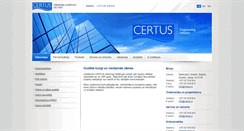 Desktop Screenshot of certus.lv