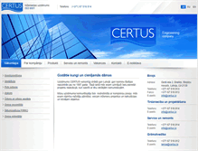 Tablet Screenshot of certus.lv